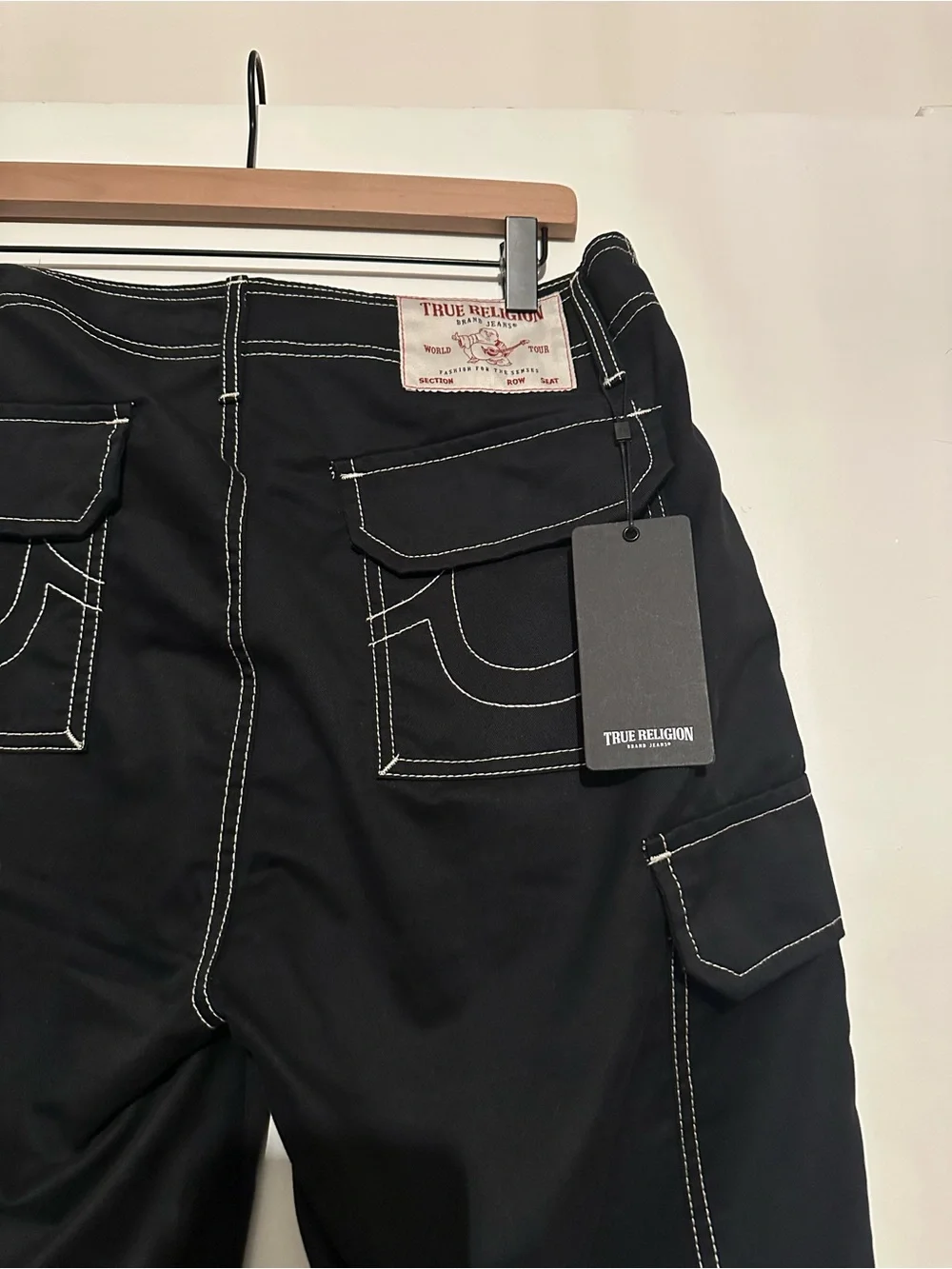 True Religion baggy cargo pants